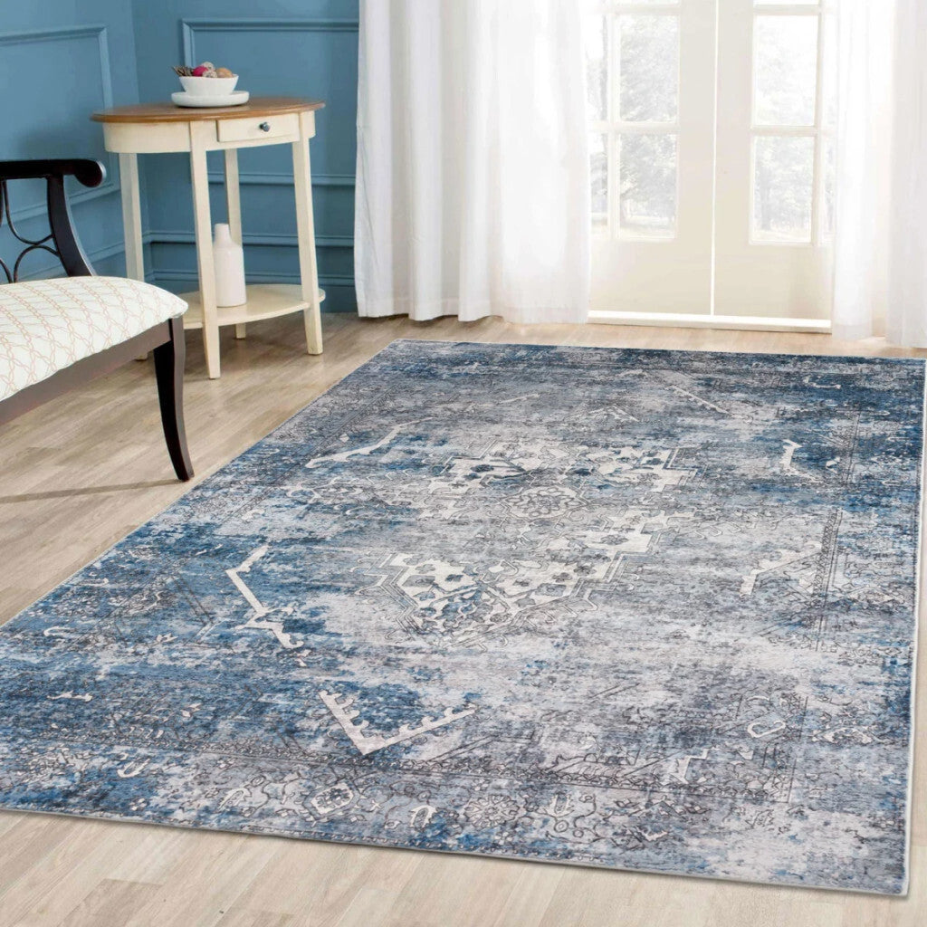 Covor interior vintage Taleta Moonlit albastru-gri 120x170cm