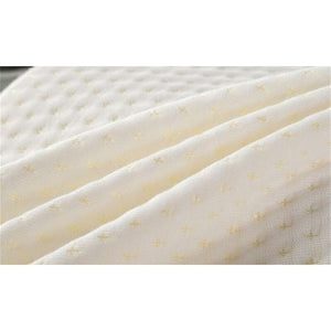 Blux Kényelmes Memóriahabos Párna Mosható Huzattal – 50×30×10/7 cm - Fehér - BShopy