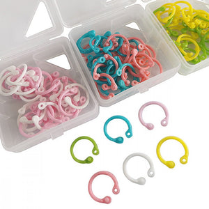 EASY RING Lefűző Gyűrű Készlet - 15 mm, 30 db, Kék - Zöld - BShopy