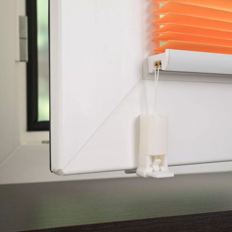 JalousieCrew Klemmfix Pliszé Roló 110 x 130 cm, Narancssárga - Fehér - BShopy