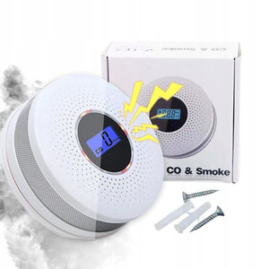 JKD 512COM Szén - Monoxid és Füstérzékelő LCD Kijelzővel, 85 dB Hangriasztással és Fényjelzéssel - BShopy