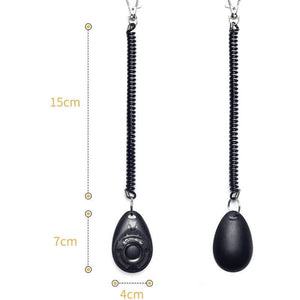 LZGOPE Kutyás Clicker Csuklóra Akasztós, 5 Db - Narancssára, Citromsárga, Piros, Kék, Fekete - BShopy