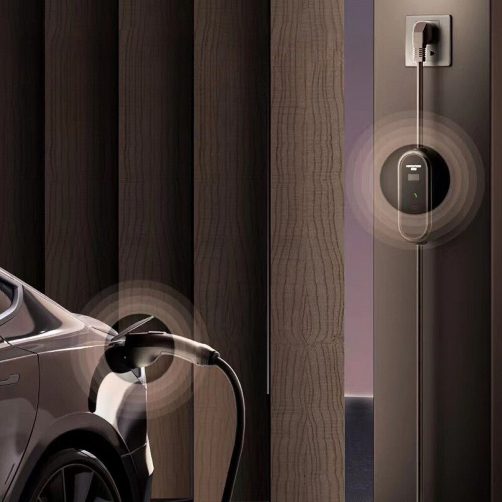 Movespeed Vízálló Okos EV Töltő - 3500 W, Kompatibilis EV/PHEV, Kültéri - BShopy