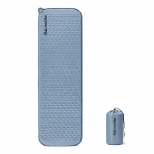 Naturehike Könnyen Felfújható Kempingmatrac – 3,5 cm Vastag, Ultrakönnyű (490 g), Téglalap Forma, Világosszürke - BShopy