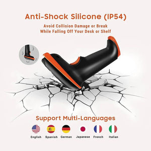 Tera D5100 Vezeték Nélküli 1D Vonalkódolvasó – Szürke, USB + 2,4 GHz - BShopy