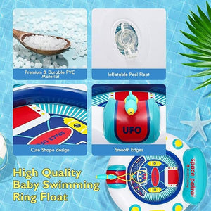 UFO - s Úszógumi Vízipisztollyal Gyermekeknek 2 - 10 Éves Korig 60cm - BShopy