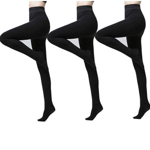 Yulaixuan Divatos Női Harisnyanadrág, 3 db (Fekete) - BShopy