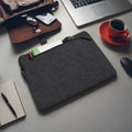 Geantă pentru laptop Eono pentru dispozitive de 14 inch - rezistentă la apă, husă subțire gri închis