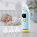 Aspirator nazal electric reîncărcabil – 3 capete de aspirare, muzică și lumină LED, rezistent la apă