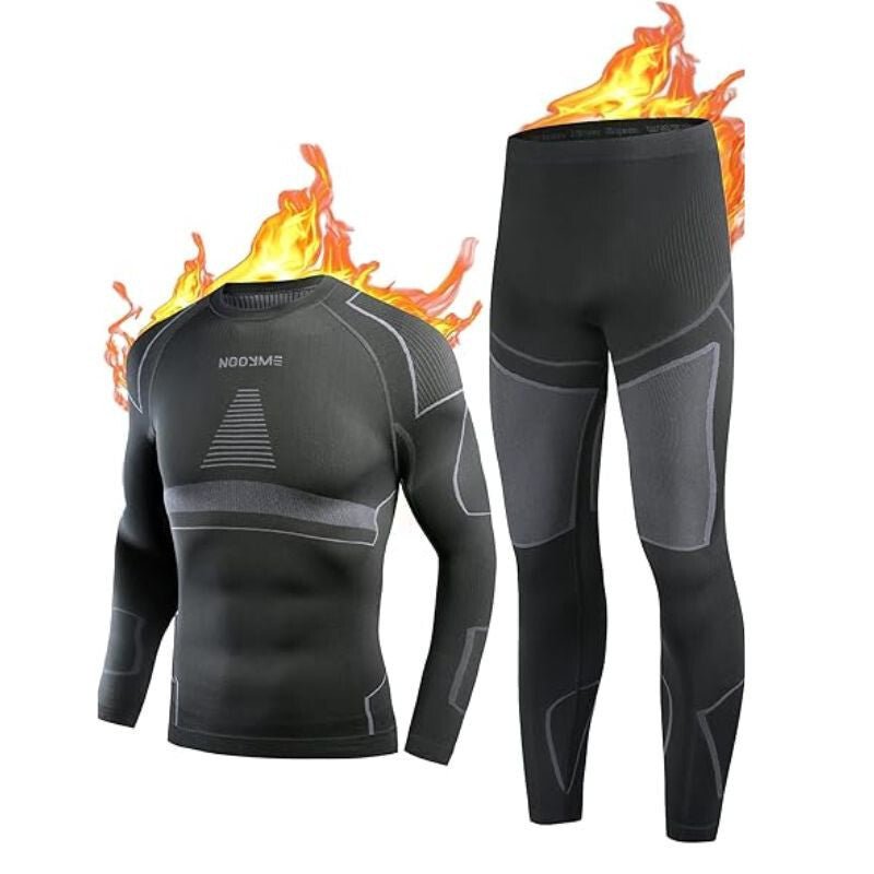 A NOOYME Gyerek Thermo Ruha, Alsó és Felső Szett - Fekete (140 - 145 cm) - BShopy
