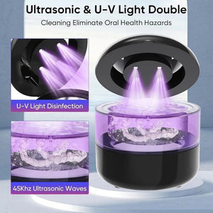 Automata Ultrahangos Tisztítógép UV - Fertőtlenítéssel – Ékszer, Fogsor és Fogászati Eszköz Tisztító, Otthoni Használatra - BShopy