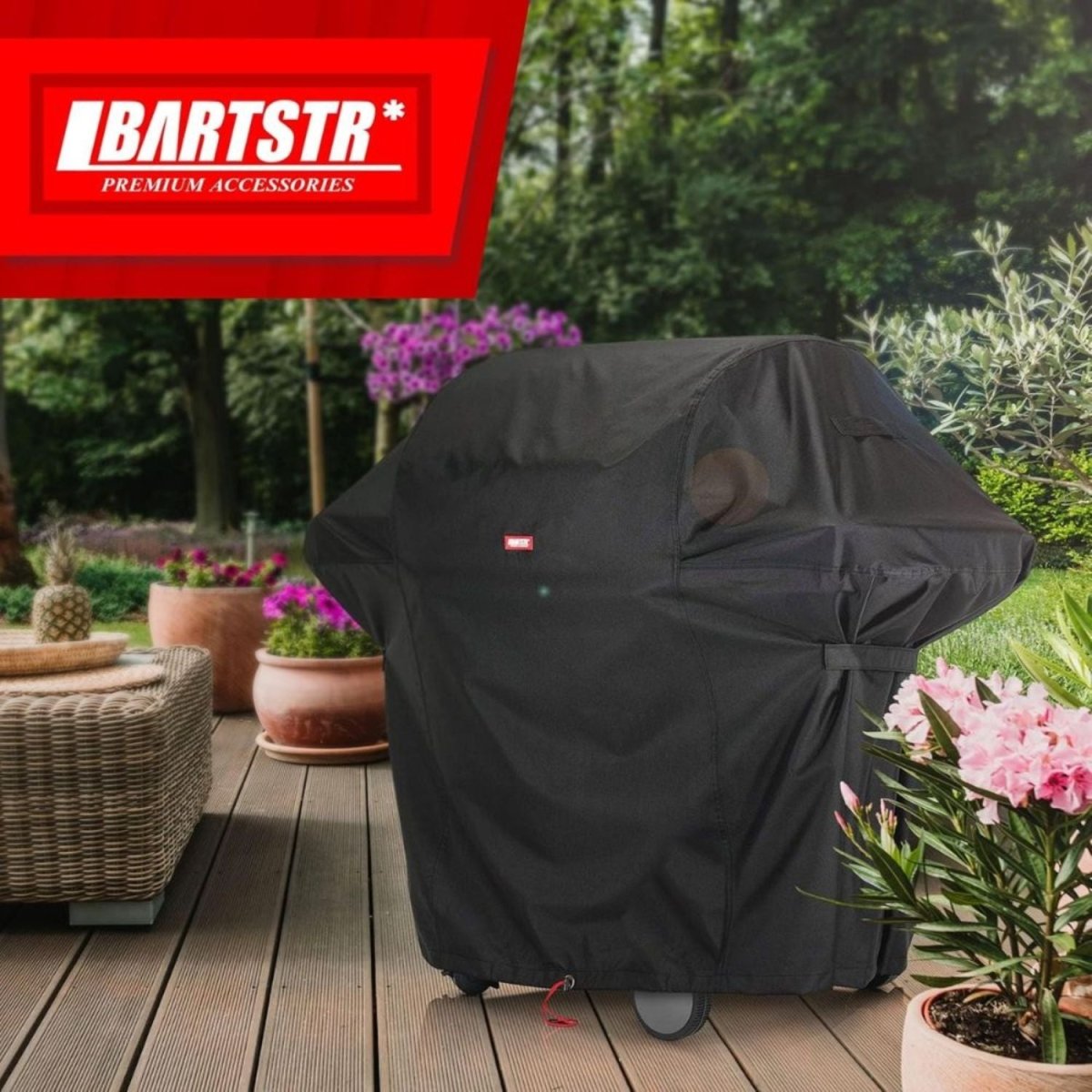 Bartstr XXL Vízálló Grill Takaróponyva – 229x130 cm, UV - álló Gázgrill Védőhuzat - BShopy