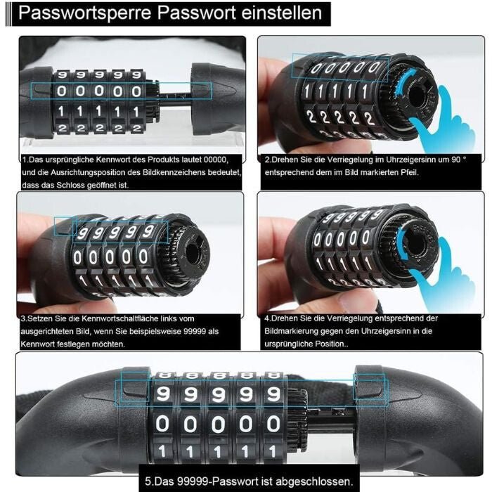 BIFY Láncos Biciklizár, Kerékpárzár - BShopy