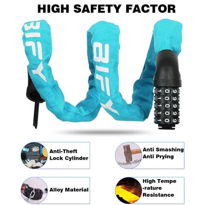 BIFY Láncos Biciklizár, Kerékpárzár - BShopy