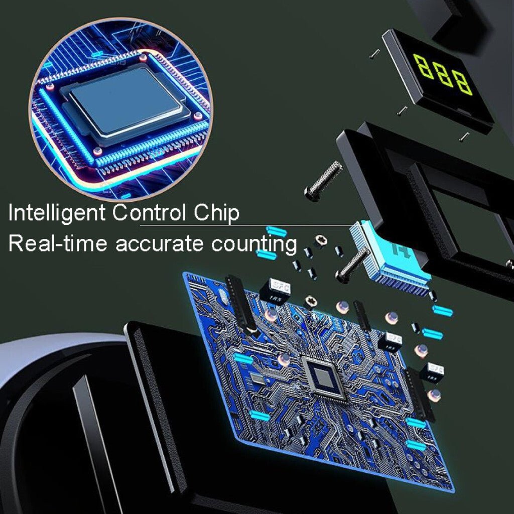 Blux Alakformáló Fitness Hulahopp Karika – Gravitációs, Súlyozott, Állítható Méretű, Zöld, max. 110 cm - BShopy