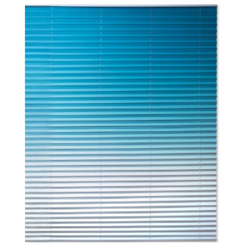 Blux Designer Sötétítő Roló 110x135 cm, Kék - Fehér Átmenettel - BShopy