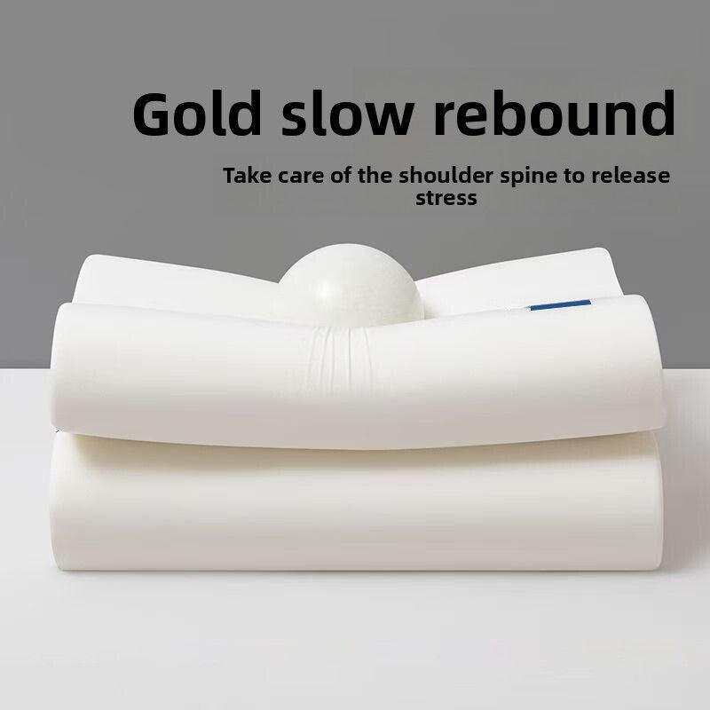 Blux Ergonomikus Memóriahabos Nyakpárna – Pihentető és Kényelmes Alváshoz - Fehér - BShopy