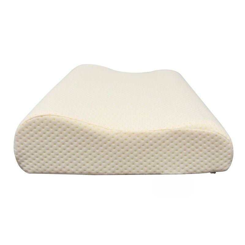 Blux Kényelmes Memóriahabos Párna Mosható Huzattal – 50×30×10/7 cm - Fehér - BShopy