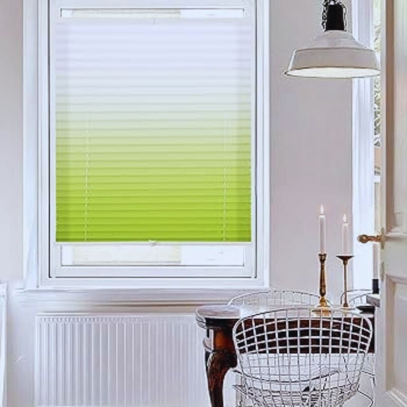 Blux Sötétítő Roló Ablakra 120 x 130 cm, Zöld - Fehér - BShopy