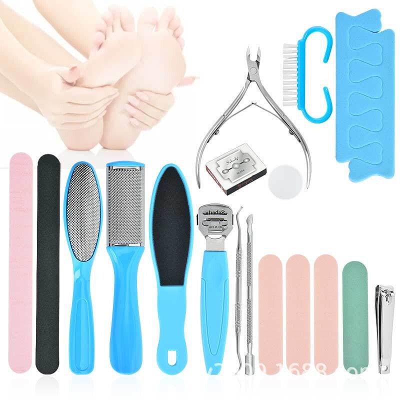 BShy 19 Darabos Lábápoló Készlet - Pedikűr és Manikűr Készlet Tárolótokkal - BShopy