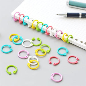 EASY RING Lefűző Gyűrű Készlet - 15 mm, 30 db, Kék - Zöld - BShopy