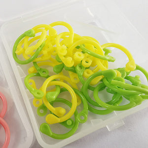 EASY RING Lefűző Gyűrű Készlet - 15 mm, 30 db, Kék - Zöld - BShopy