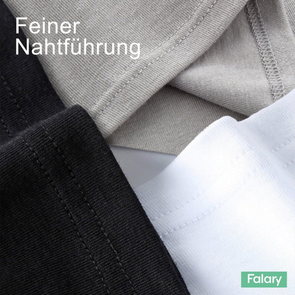 Falary Férfi 100% Pamut Sport Atléta, Trikó Szett S - es, 5 db - os (Fekete,Fehér,Szürke) - BShopy