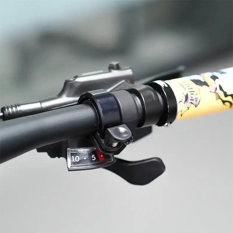 Fekete Kerékpárcsengő 22 mm - es Hangszóróval - 31 mm - es Kormányhoz - BShopy