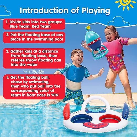 Felfújható UFO Medencejáték - Szórakoztató Nyári Élmény Gyerekeknek - BShopy