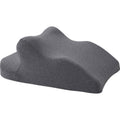 Pernă multifuncțională Blux de susținere, din spumă cu memorie – Pentru susținerea spatelui, relaxare și utilizare culcat pe burtă (65×46×26 cm, Gri închis)