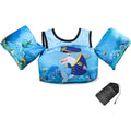 JEVDES Gyerek Úszómellény + Karúszó - Delfines Mintával (9 - 30 kg) - BShopy