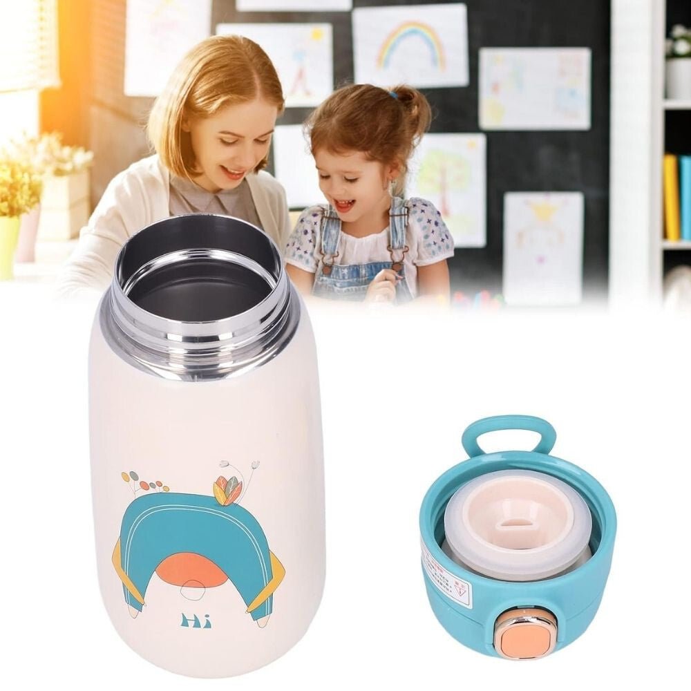 KADIMENDIUM Gyerek Termosz, Palack 320 ML, Rozsdamentes Acél (Türkiz) - BShopy