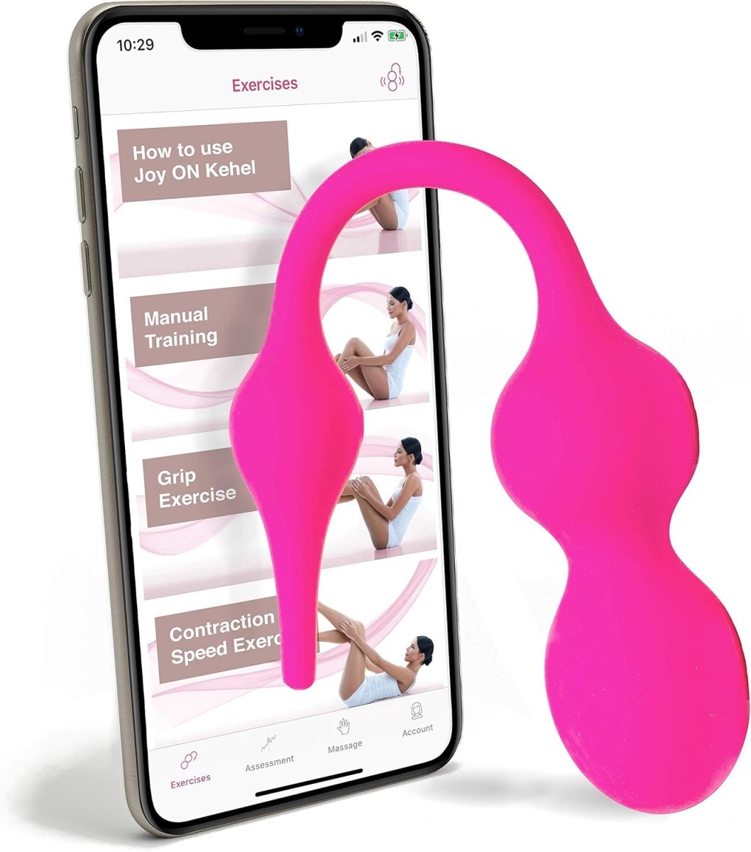 Kegel Tréner Rezgéssel – Medencefenék Erősítő Eszköz, Biofeedback, Okos Kegel Gyakorlatok - BShopy
