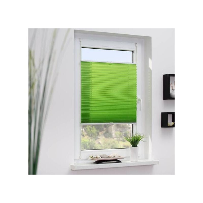 Lichtblick Klemmfix Pliszé Roló – Zöld, 120 x 130 cm - BShopy