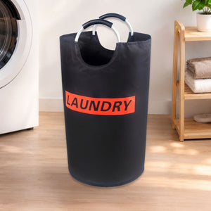 Coș de rufe Lifewit negru – 115 litri, coș pliabil pentru haine, cu capacitate mare - BShopy
