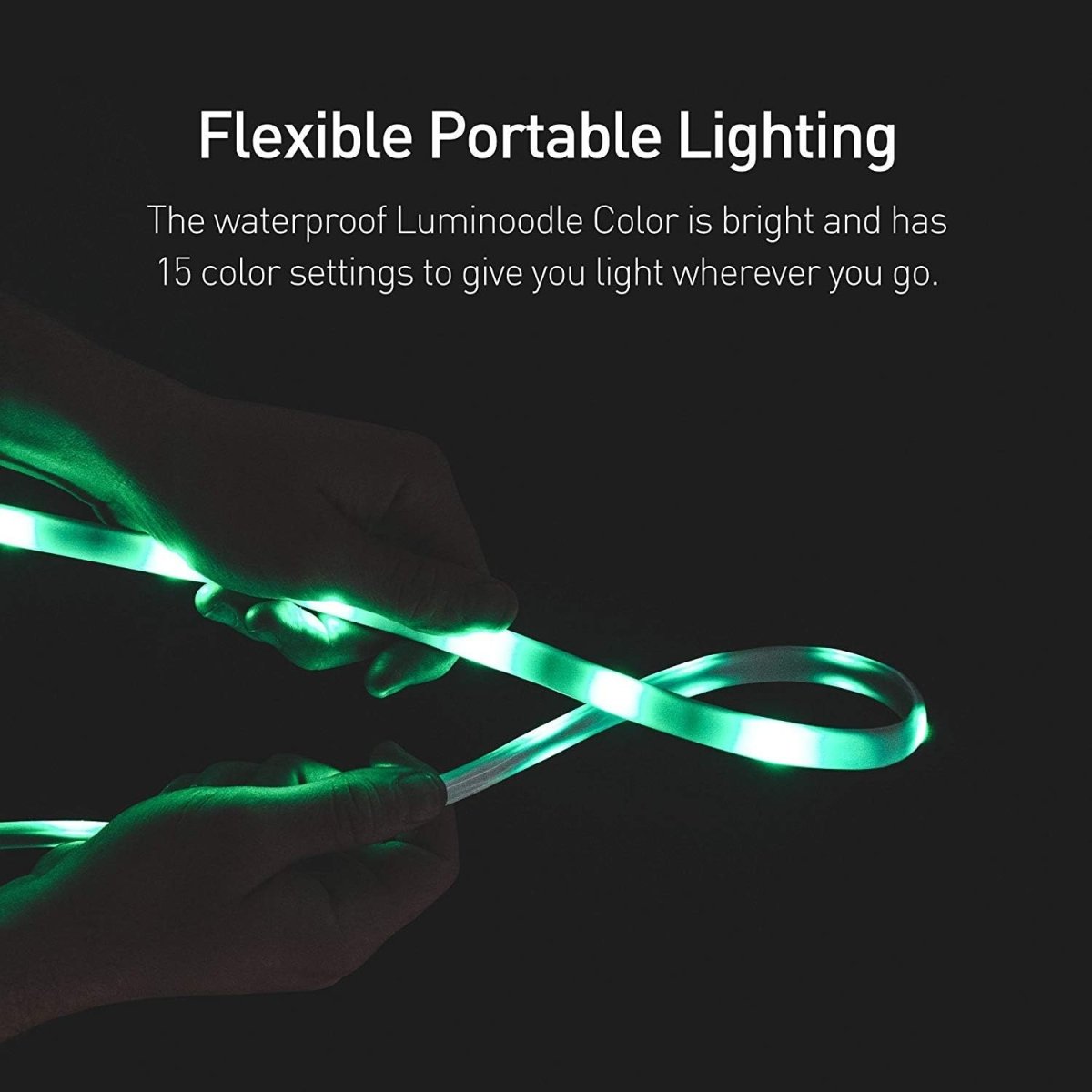Luminoodle Color RGB Hordozható LED Szalag – Vízálló Kültéri Világítás Távirányítóval - BShopy
