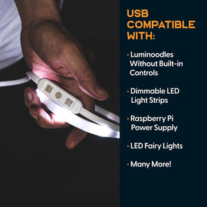 Luminoodle USB LED vezérlő és vezeték nélküli RF távirányító – Univerzális világításvezérlés - BShopy