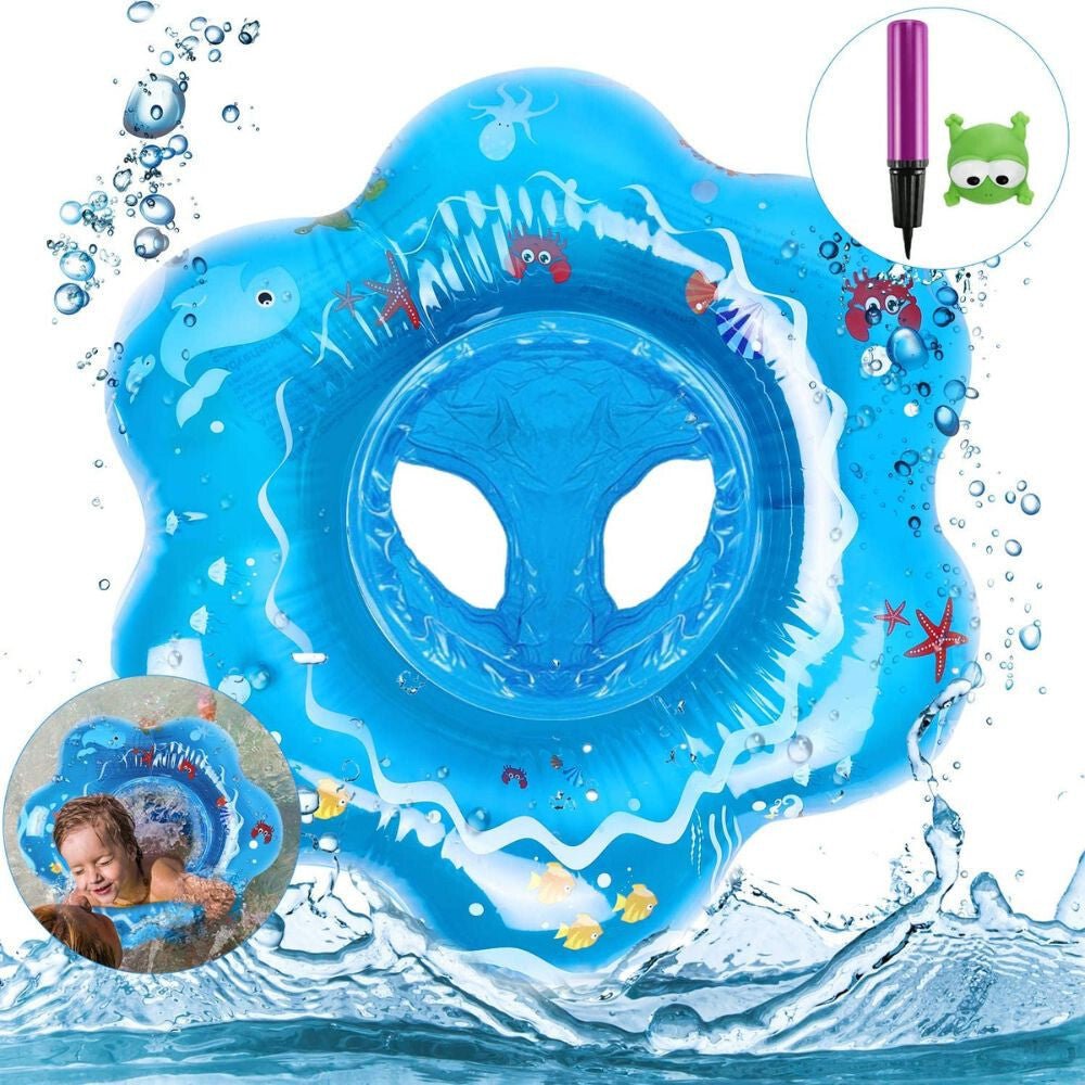 Magicfun Gyermek Úszógumi 66 cm, Pumpával - PVC, Békajátékkal - BShopy