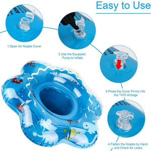 Magicfun Gyermek Úszógumi 66 cm, Pumpával - PVC, Békajátékkal - BShopy