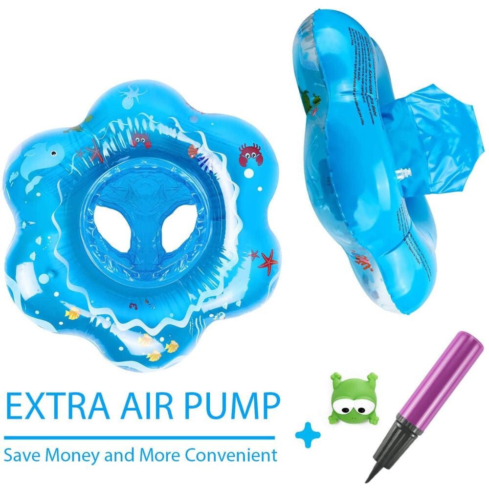 Magicfun Gyermek Úszógumi 66 cm, Pumpával - PVC, Békajátékkal - BShopy