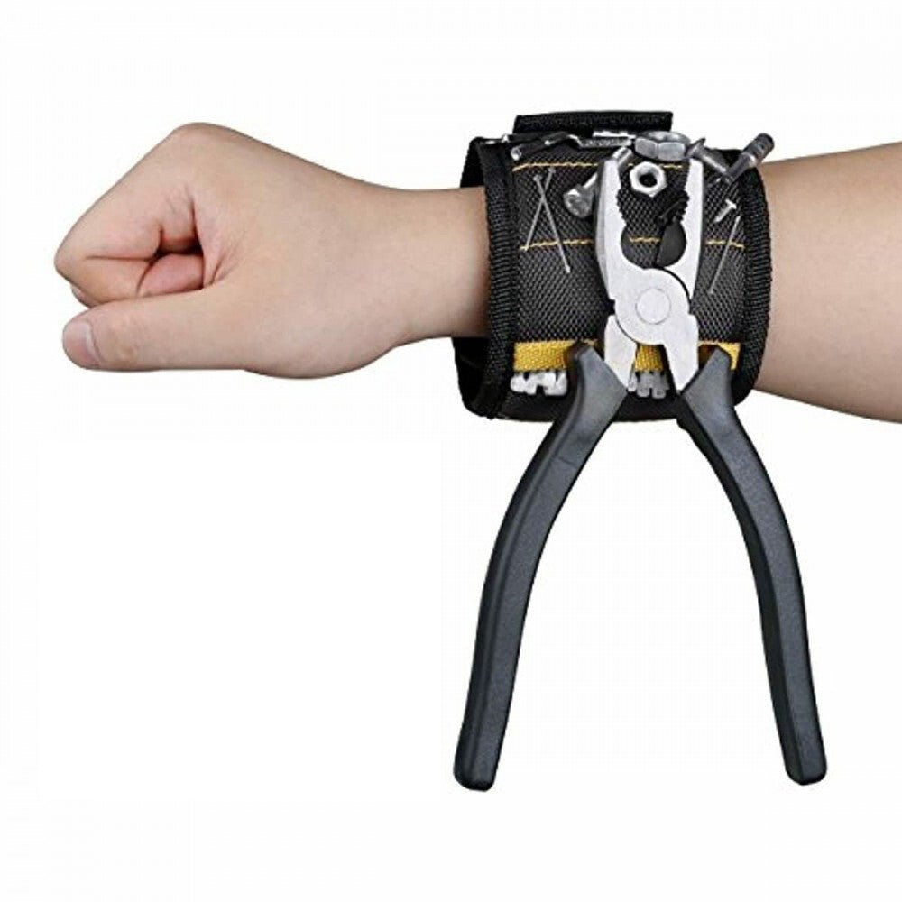 MYCARBON Mágneses Csuklópánt - Szerszámtartó Karkötő Férfiaknak, 15 Mágnessel - BShopy