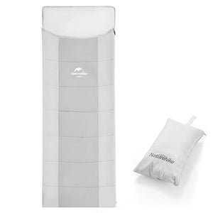 Naturehike Ultrakönnyű Nyári Hálózsák Párnatartó Zsebbel – Összekapcsolható (820 g), Szürke - BShopy