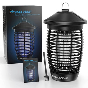 PALONE LT806 Elektromos Rovarcsapda UV Fénnyel - Szúnyogirtó Lámpa, 20W, 4500V, IPX4, 100 m²-BShopy