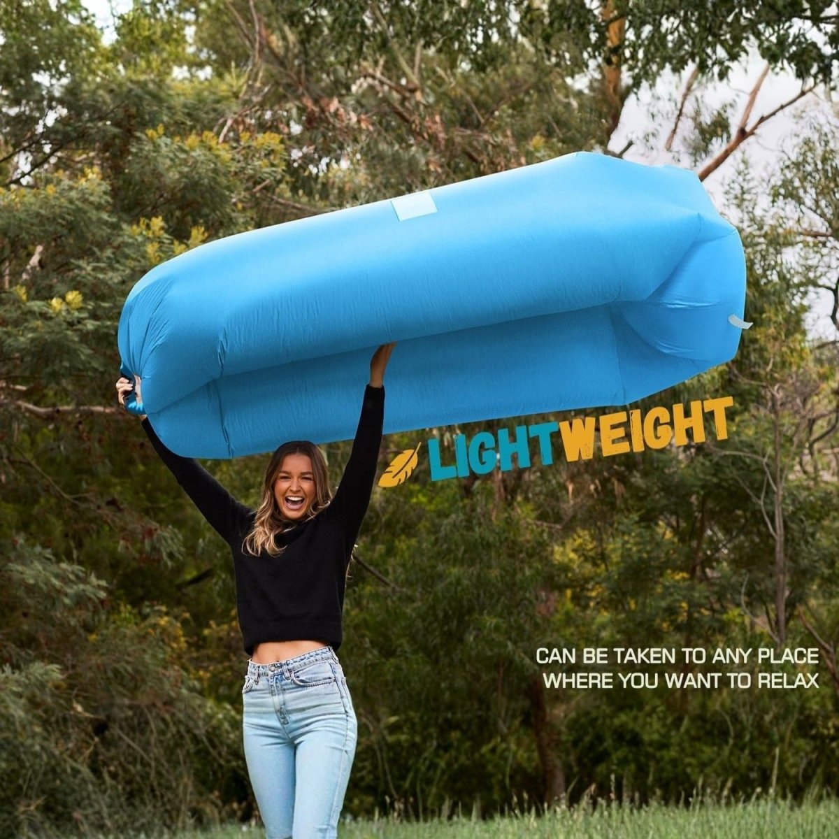 Prémium Felfújható Légkanapé – Hordozható Strandmatrac és Nyugágy - BShopy