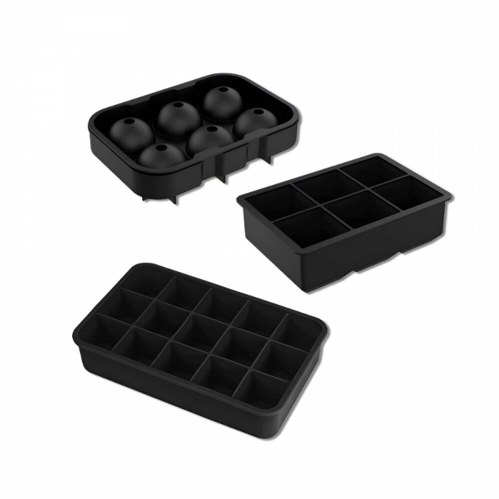 Rymall Szilikon Jégkocka Forma Szett – 3 db, Tartós és Könnyen Használható - BShopy