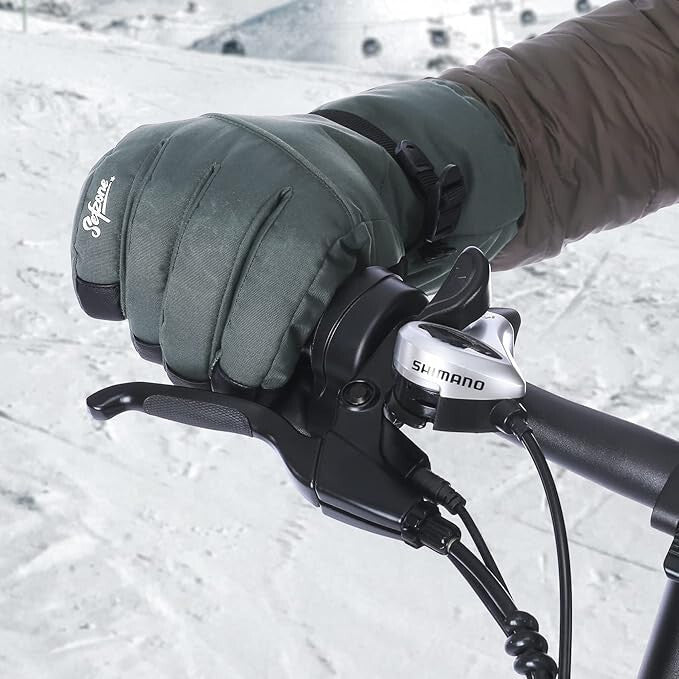 Sefzone M - es Férfi Érintőképernyős Síkesztyű - Szürkéskék - BShopy