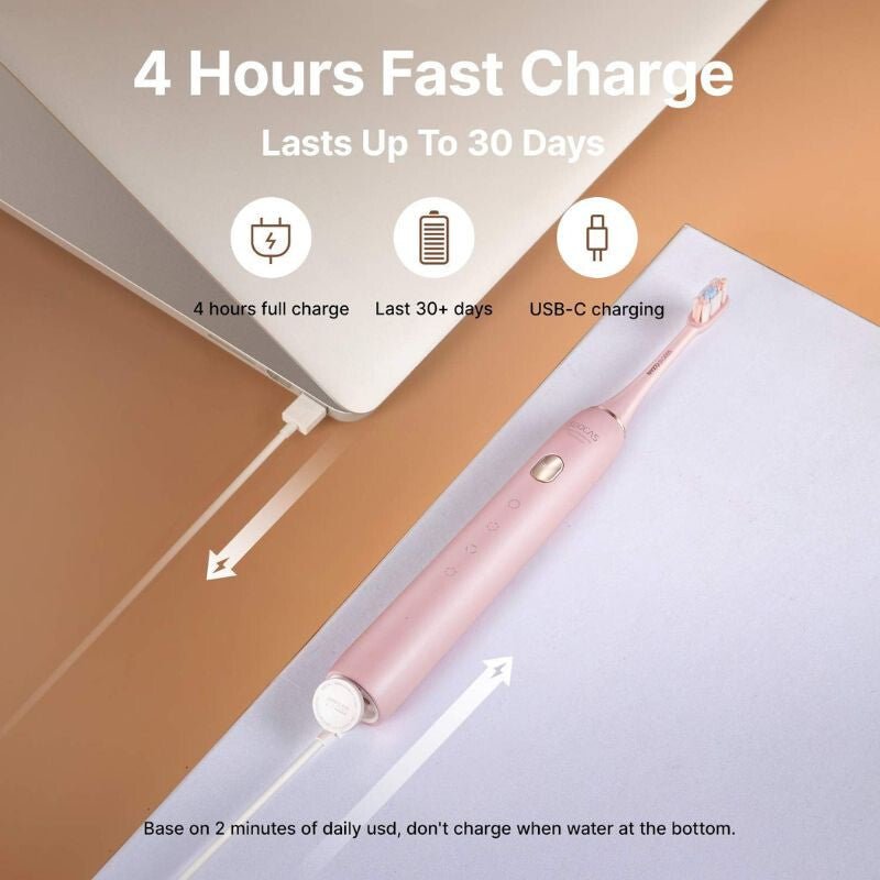 Soocas X3U Szónikus Elektromos Fogkefe USB - C Töltéssel - BShopy