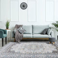 Covor de interior Taleta gri-albastru în stil vintage - 160 x 230 cm, durabil și decorativ - BShopy