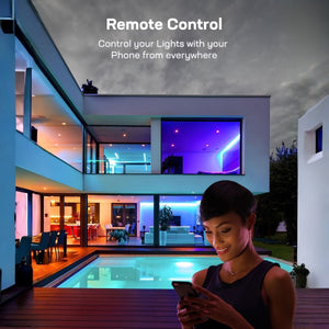 Teckin SB50 RGB Wi-Fi Okos LED Izzó – 7,5 W, 800 lm, Smart Life-BShopy