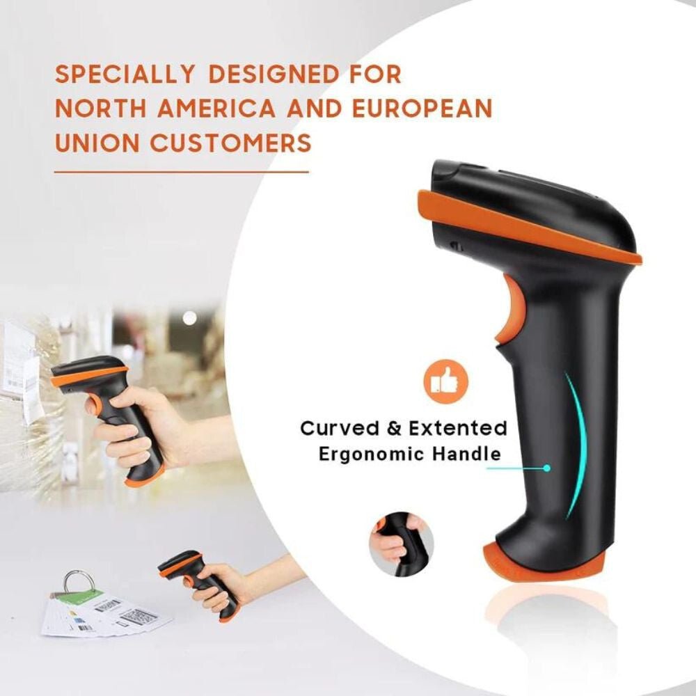 Tera D5100 Vezeték Nélküli 1D Vonalkódolvasó – Szürke, USB + 2,4 GHz - BShopy